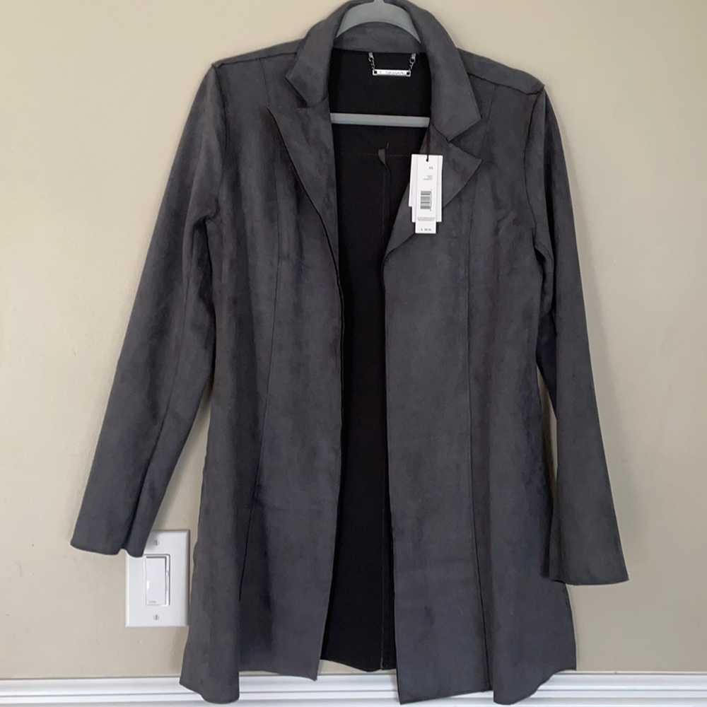 T Tahiti Faux Leather Lightweight Jacket Xtra Small